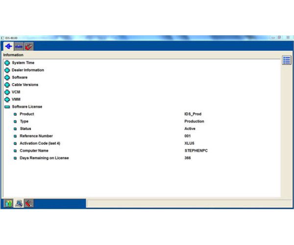 Ford IDS OEM Lisence 1 Year
