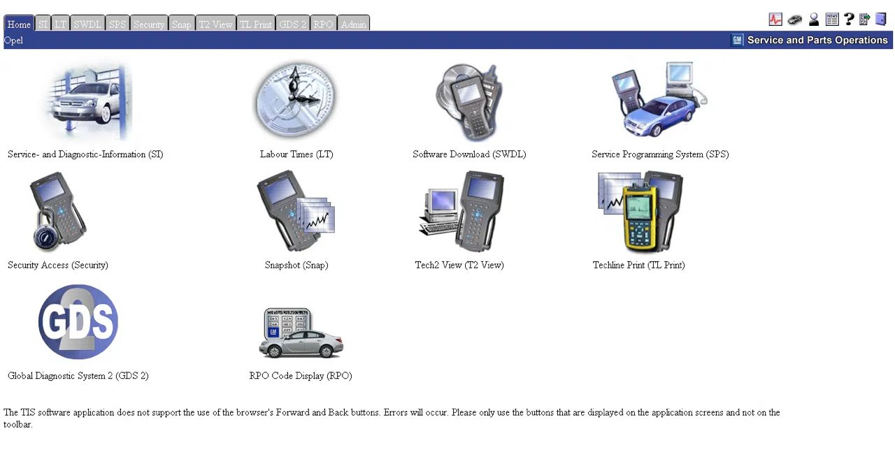 GM SPS programming software