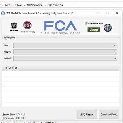 Micropod 2 + CDA6 CDA 6.15 + Witech offline + Calibration data for FCA