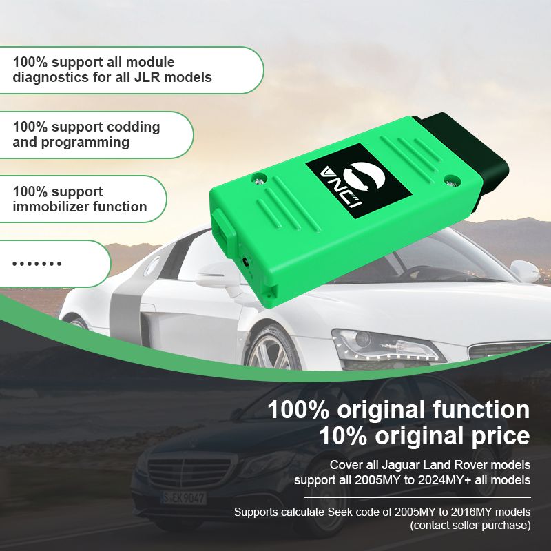 VNCI Jlr doip + 1 month free topix